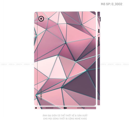 Dán Skin Galaxy Tab A Series Hình Nghệ Thuật 3D | D_3D02