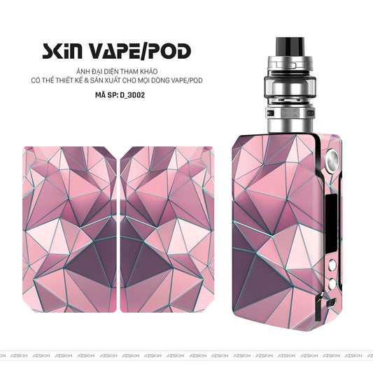 Dán Skin Vape Hình Nghệ Thuật 3D | D_3D02