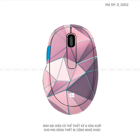 Skin Dán Chuột Microsoft Hình Nghệ Thuật 3D | D_3D02