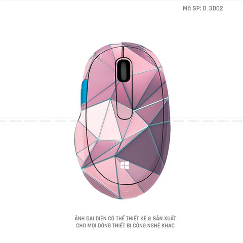 Skin Dán Chuột Microsoft Hình Nghệ Thuật 3D | D_3D02
