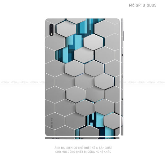 Dán Skin Galaxy Tab S9 Series Hình Nghệ Thuật 3D | D_3D03