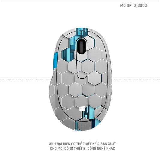 Skin Dán Chuột Microsoft Hình Nghệ Thuật 3D | D_3D03
