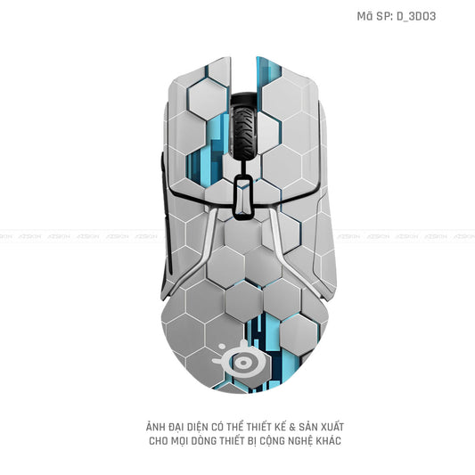 Skin Dán Chuột Steelseries Nghệ Thuật 3D | D_3D03