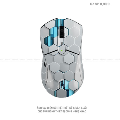 Skin Dán Chuột Dareu Hình Nghệ Thuật 3D | D_3D03