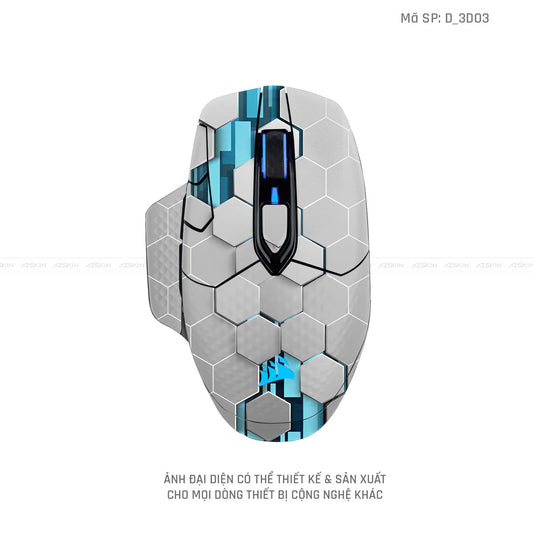 Skin Dán Chuột Corsair Hình Nghệ Thuật 3D | D_3D03