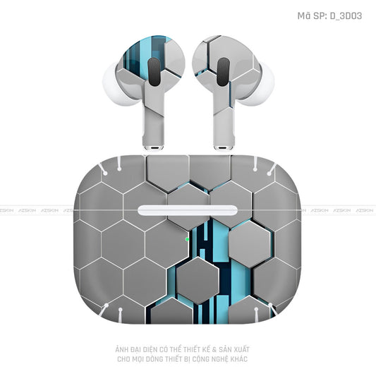 Dán Skin Tai Nghe Airpod 3 Hình 3D | D_3D03