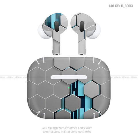 Dán Skin Tai Nghe Airpod 3 Hình 3D | D_3D03