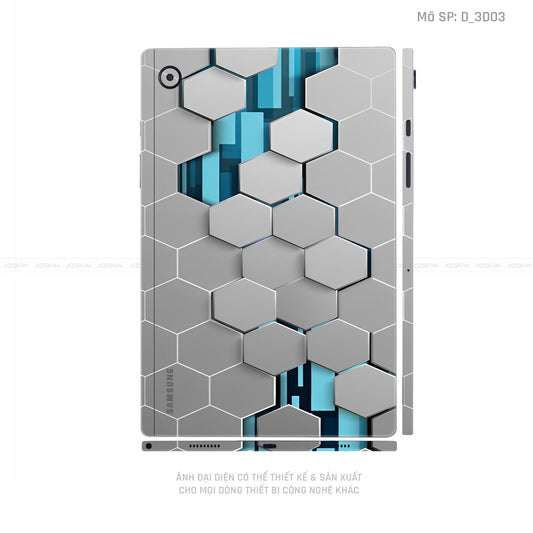 Dán Skin Galaxy Tab A Series Hình Nghệ Thuật 3D | D_3D03