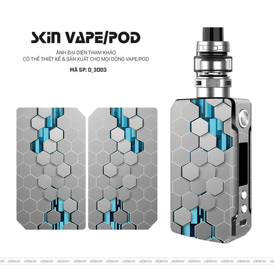 Dán Skin Vape Hình Nghệ Thuật 3D | D_3D03