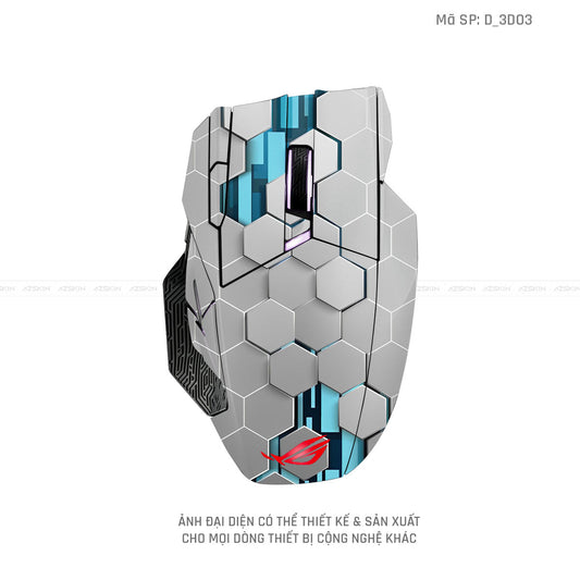 Skin Dán Chuột Asus Hình Nghệ Thuật 3D | D_3D03
