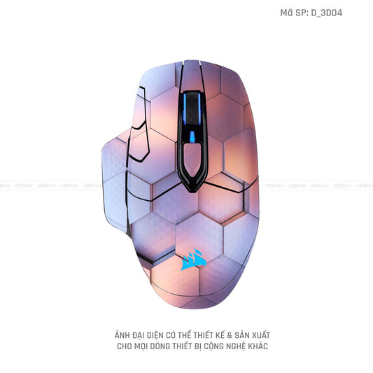 Skin Dán Chuột Corsair Hình Nghệ Thuật 3D | D_3D04