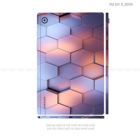 Dán Skin Galaxy Tab A Series Hình Nghệ Thuật 3D | D_3D04