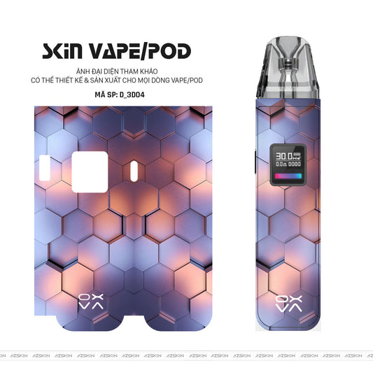 Dán Skin Pod Hình Nghệ Thuật 3D | D_3D04