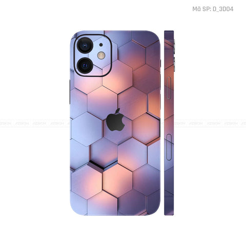 Dán Skin IPhone 12 Series Hình Nghệ Thuật 3D | D_3D04