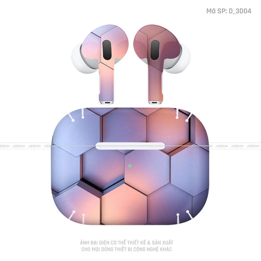 Dán Skin Tai Nghe Airpod 3 Hình 3D | D_3D04