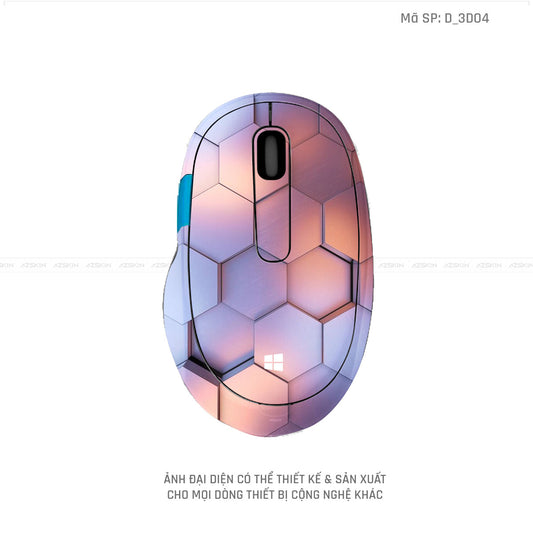 Skin Dán Chuột Microsoft Hình Nghệ Thuật 3D | D_3D04