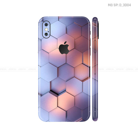 Dán Skin IPhone X Series Hình Nghệ Thuật 3D | D_3D04