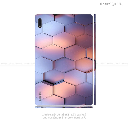 Dán Skin Galaxy Tab S8 Series Hình Nghệ Thuật 3D | D_3D04