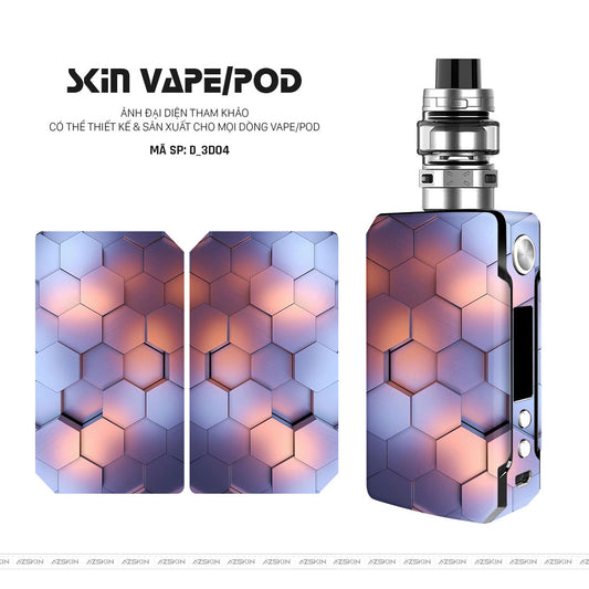 Dán Skin Vape Hình Nghệ Thuật 3D | D_3D04