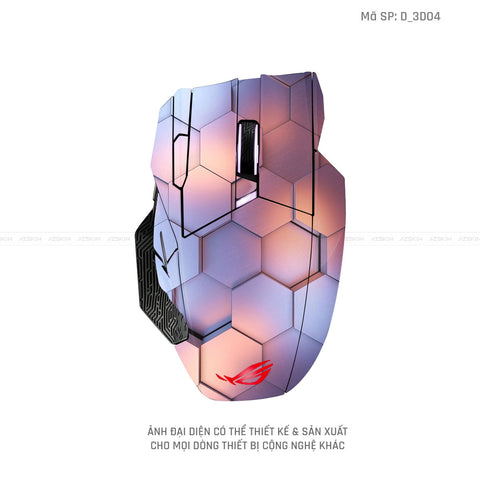 Skin Dán Chuột Asus Hình Nghệ Thuật 3D | D_3D04
