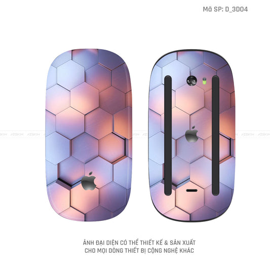 Skin Dán Chuột Apple Magic Mouse Hình Nghệ Thuật 3D | D_3D04