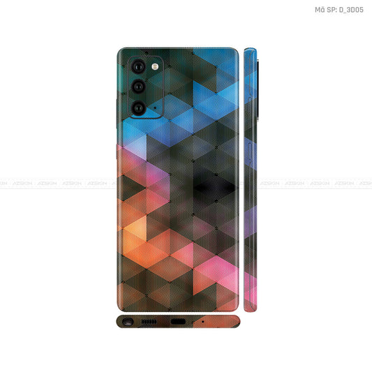 Dán Skin Galaxy Note 20 Series Hình Nghệ Thuật 3D | D_3D05