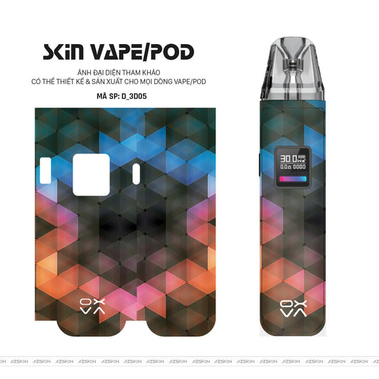 Dán Skin Pod Hình Nghệ Thuật 3D | D_3D05