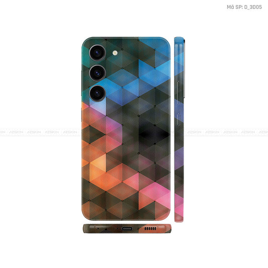 Dán Skin Galaxy S23 Series Hình Nghệ Thuật 3D  | D_3D05