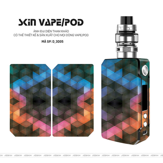 Dán Skin Vape Hình Nghệ Thuật 3D | D_3D05