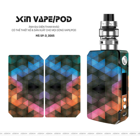 Dán Skin Vape Hình Nghệ Thuật 3D | D_3D05
