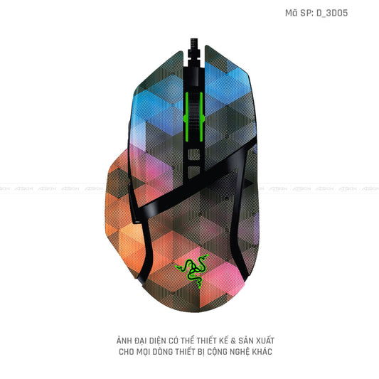 Skin Dán Chuột Razer Hình Nghệ Thuật 3D | D_3D05