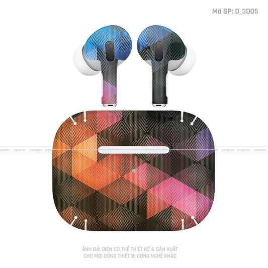 Dán Skin Tai Nghe Airpod 3 Hình 3D | D_3D05