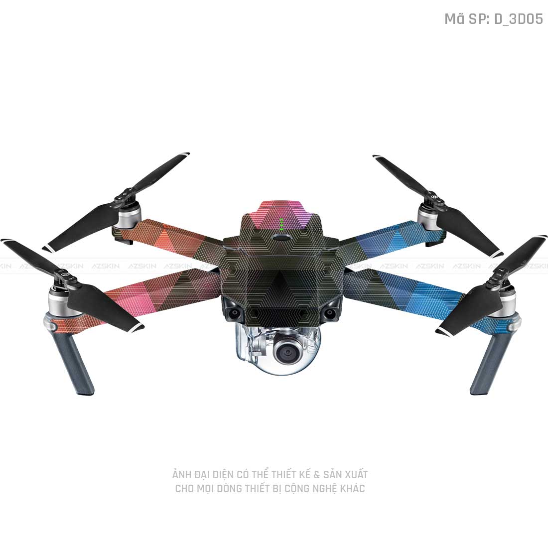 Dán Skin Flycam Hình Nghệ Thuật 3D | D_3D05