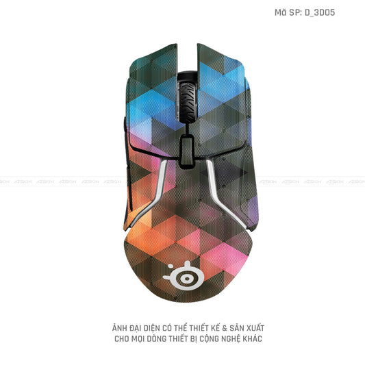 Skin Dán Chuột Steelseries Nghệ Thuật 3D | D_3D05