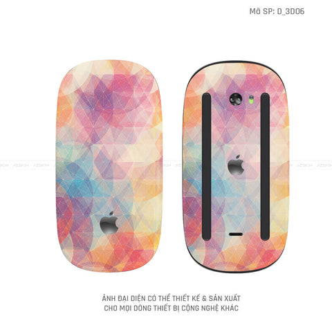 Skin Dán Chuột Apple Magic Mouse Hình Nghệ Thuật 3D | D_3D06