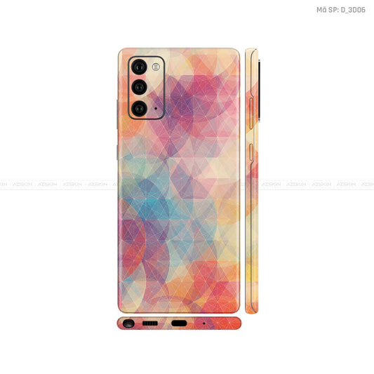 Dán Skin Galaxy Note 20 Series Hình Nghệ Thuật 3D | D_3D06