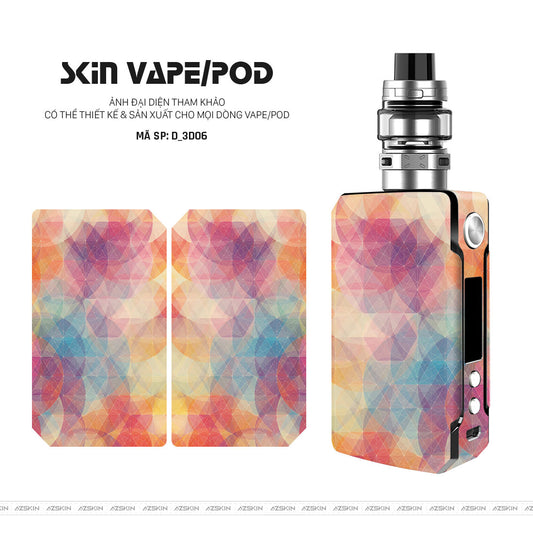 Dán Skin Vape Hình Nghệ Thuật 3D | D_3D06