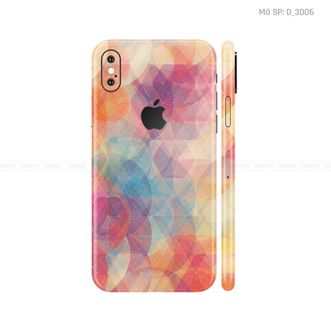 Dán Skin IPhone X Series Hình Nghệ Thuật 3D | D_3D06