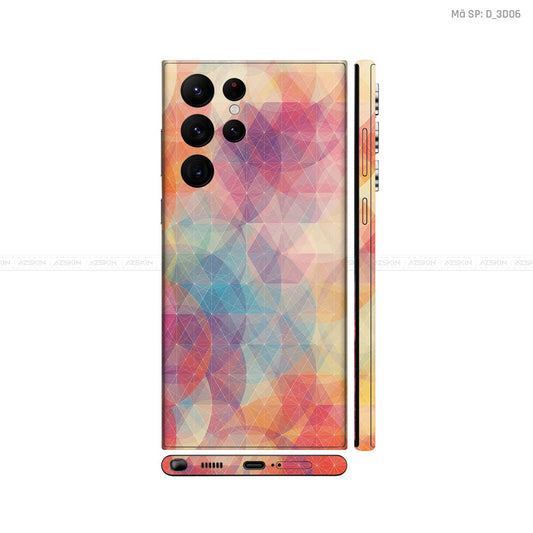 Dán Skin Galaxy S22 Series Hình Nghệ Thuật 3D | D_3D06