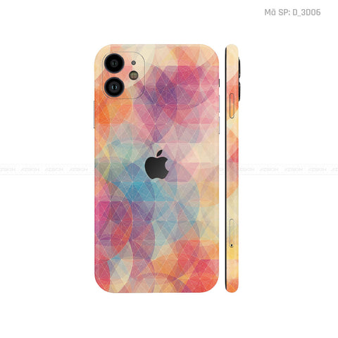Dán Skin IPhone 11 Series Hình Nghệ Thuật 3D | D_3D06