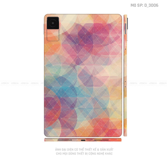 Dán Skin Máy Tính Bảng Xiaomi Mipad Hình Nghệ Thuật 3D | D_3D06