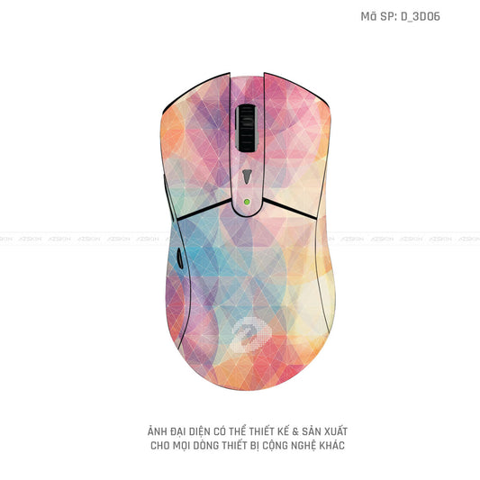 Skin Dán Chuột Dareu Hình Nghệ Thuật 3D | D_3D06