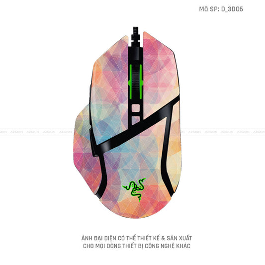 Skin Dán Chuột Razer Hình Nghệ Thuật 3D | D_3D06