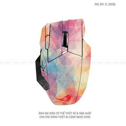 Skin Dán Chuột Asus Hình Nghệ Thuật 3D | D_3D06