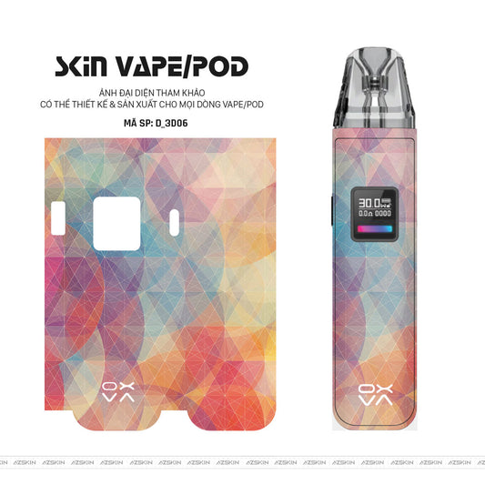 Dán Skin Pod Hình Nghệ Thuật 3D | D_3D06