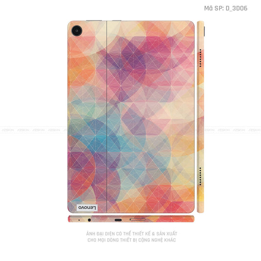 Dán Skin Máy Tính Bảng Lenovo Pad Series Hình Nghệ Thuật 3D | D_3D06
