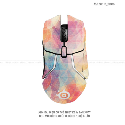 Skin Dán Chuột Steelseries Nghệ Thuật 3D | D_3D06