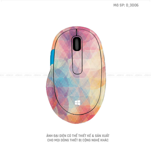Skin Dán Chuột Microsoft Hình Nghệ Thuật 3D | D_3D06