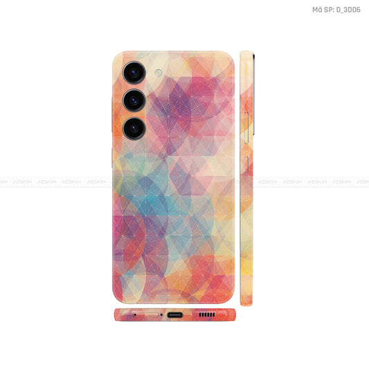 Dán Skin Galaxy S23 Series Hình Nghệ Thuật 3D  | D_3D06