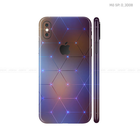 Dán Skin IPhone X Series Hình Nghệ Thuật 3D | D_3D08